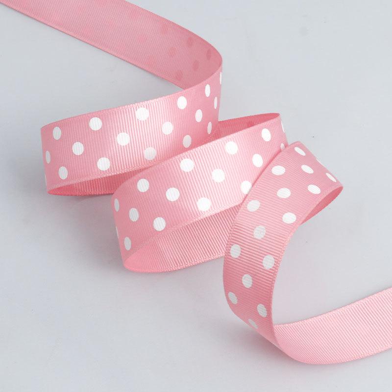 Dot Ribbon Colorful Ribbon Polka Threaded Ribbon Head Hair Accessories Hair Clip Bow Material Dot Ribbon Elegant Home Decorating Activity Supplies