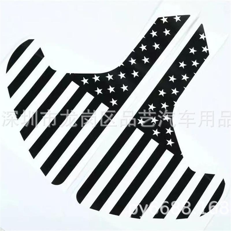 American Flag Side Vent Sticker for Jeep Wrangler JL (2018-2021) and Gladiator