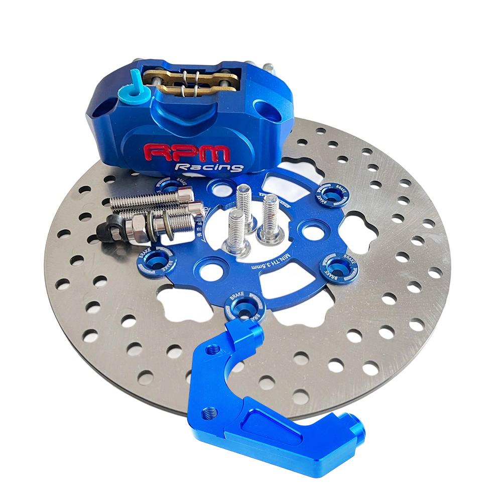 RPM 57mm Hole Pitching Brake Disc Universal 200mm Floating Rotor Front CNC Brake Caliper for Yamaha RSZ JOG BWS Zuma Aerox Honda