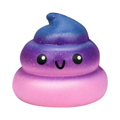 Brinquedo de apertar macio e perfumado Exquisite Fun Poo Squishy Antiestresse Engraçado Charme De Crescimento Lento PU Brinquedo Aliviador de Estresse