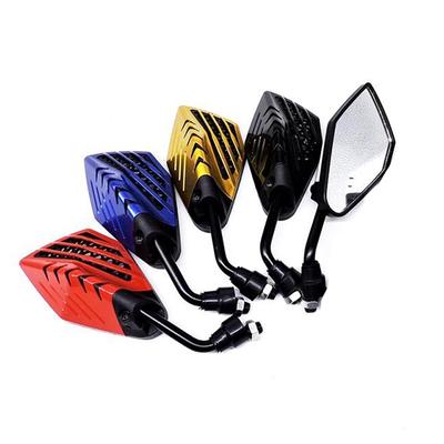 Universal Paar Motorräder Rückspiegel für Mit 10mm Gewinde Honda Shadow Vt750 Vt1100 LC135 Kawasaki VERSYS 650 ER6N YAMAHA Y15/LC135