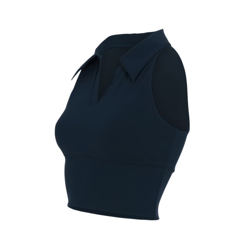 

Yoga American Breathable High Elastic Quick-Drying Padded Vest QC251 navy blue S