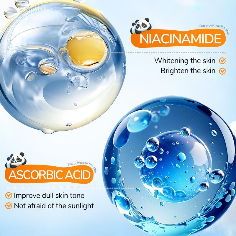 Orangen Vitamin C Sonnenschutzspray LSF50+ PA+++ UV-Schutz Feuchtigkeitsspendender Leichter Sonnenschutz-Nebel 150g