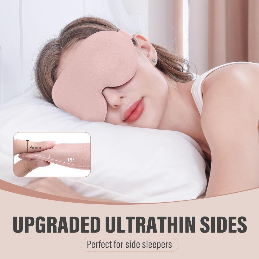 3D Sleeping Mask Block Out Light Sleep Mask Eye Shade Memory Foam Blindfold for Eye Sleep Masker Sleeping Aid Face Mask Eyepatch