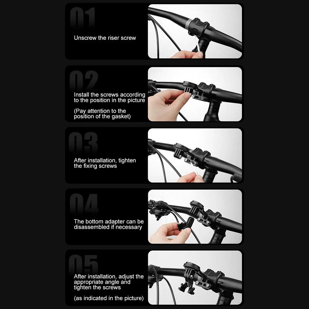 Multifunctional Bicycle Extension Mount Adjustable Road Bicycle Speedometer Holder Ultralight MTB Light Bracket Bike Accesories