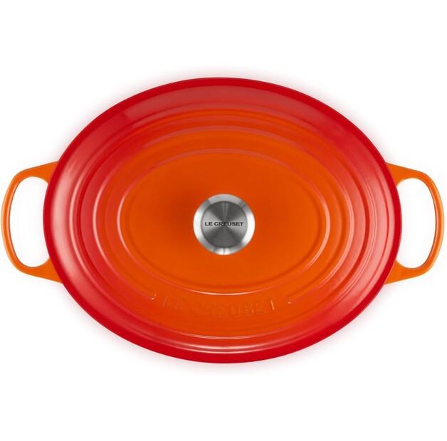 Чугунная жаровня Le Creuset Signature овальная 33 см духовка красная 7,5 л (21178330902430)