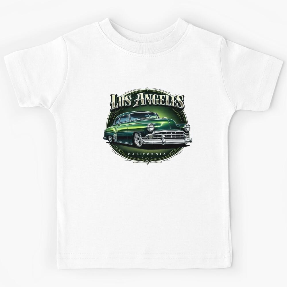 Lowrider Royalty – LA Chrome Car Culture – West Coast Street Style Design Kids T-Shirt 150