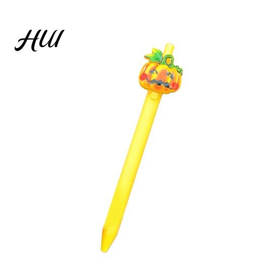 Retro Color Matte Gel Pens Halloween Ballpoint Pen, Cute Ghost Skull Pumpkin Retractable Ink Comfortable Non-slip Grip 0.5mm Fine Point Writing