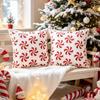 Breathable Bowknot Pillow Cover 45x45cm Plush Pillow Case Christmas Pillowcases  Christmas Decor