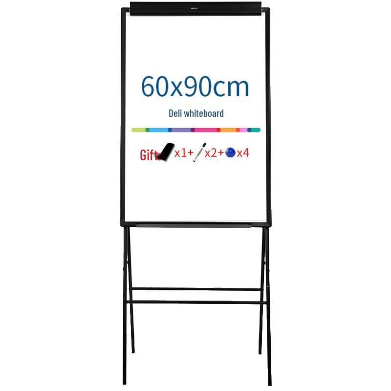 Deli 7890 Magnetic Whiteboard with A-Frame Stand
