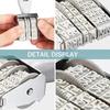 Adjustable Rubber Date Stamp Business Stamp Office Date Stamp for Business Documents Scrapbooking Packaging