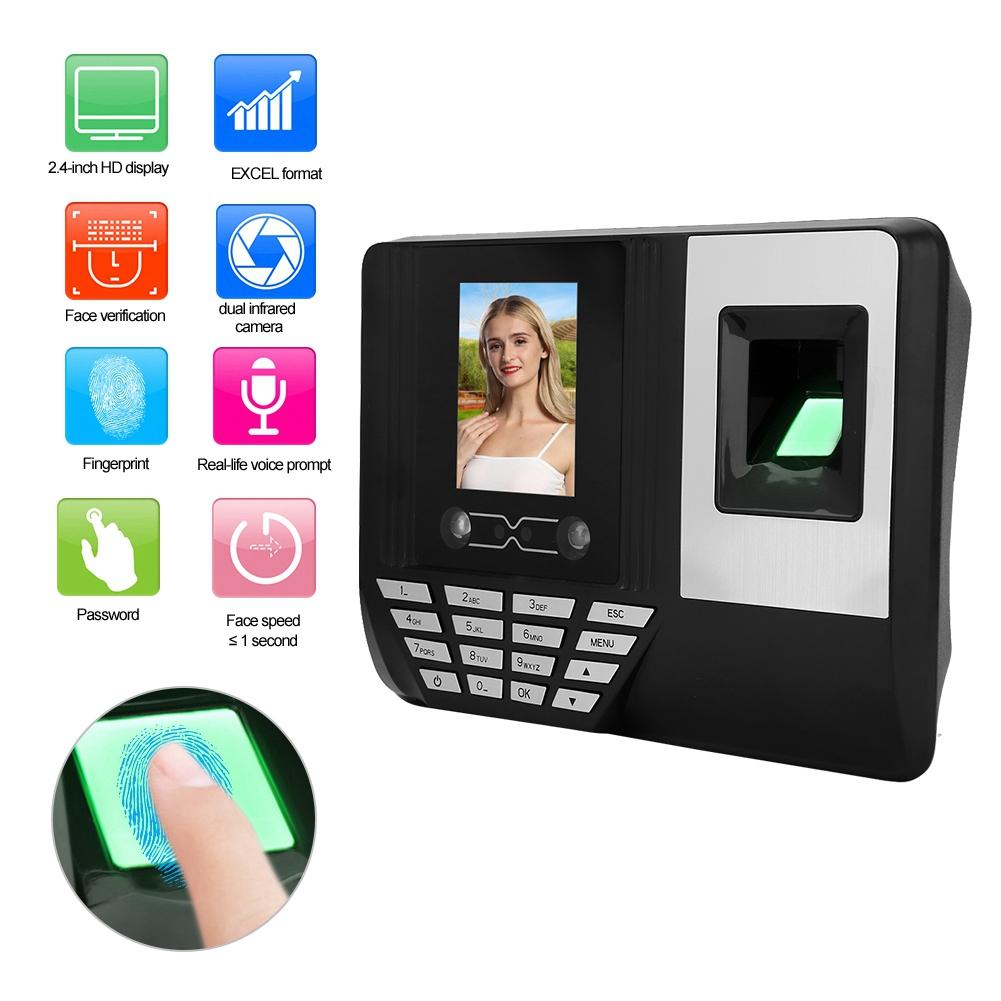 2.8 Inch Face Fingerprint Recognition Attendance Machine