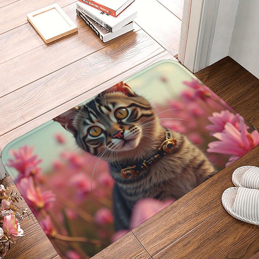 1PC 3D Pattern Kitchen Rug Non-Slip Door Mat Pop design Bathroom Rug Bath Mat Carpet for Home Sink Laundry Decor