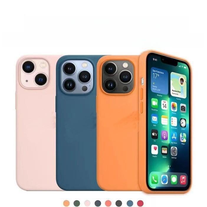 Silicone Liquid Magnetic Phone Case With Shock Absorption For Iphone Pro 13