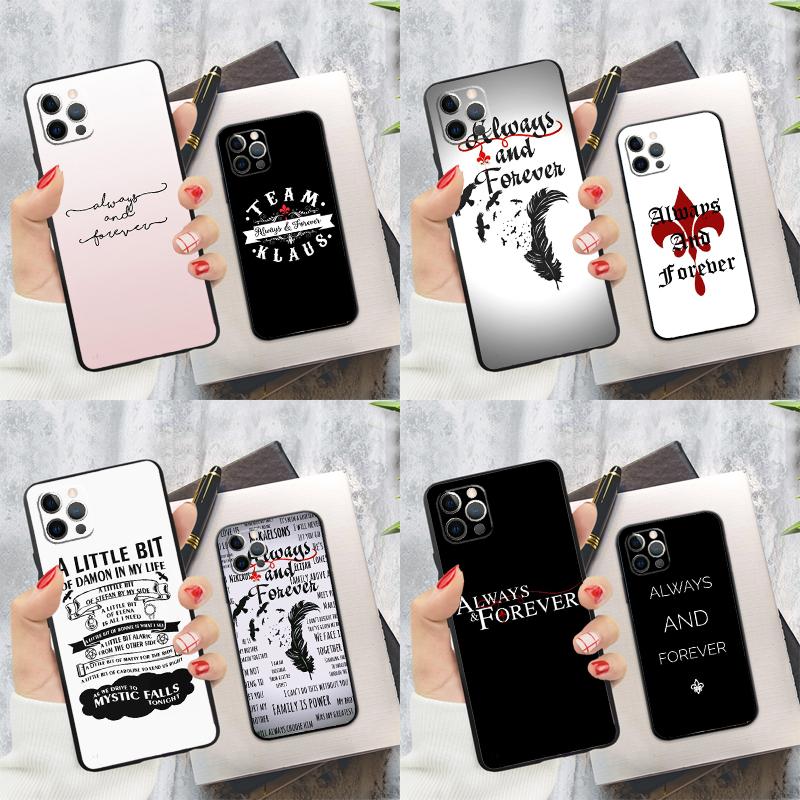 The Originals Always and Forever Handyhülle Für iPhone 16 Pro 11 12 13 14 15 Pro Max Mini XS X XR 7 8 16 Plus Hülle Coque