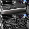 3Pcs Carbon Fiber Interior Driver Side Dashboard Cover Trim For Toyota Camry