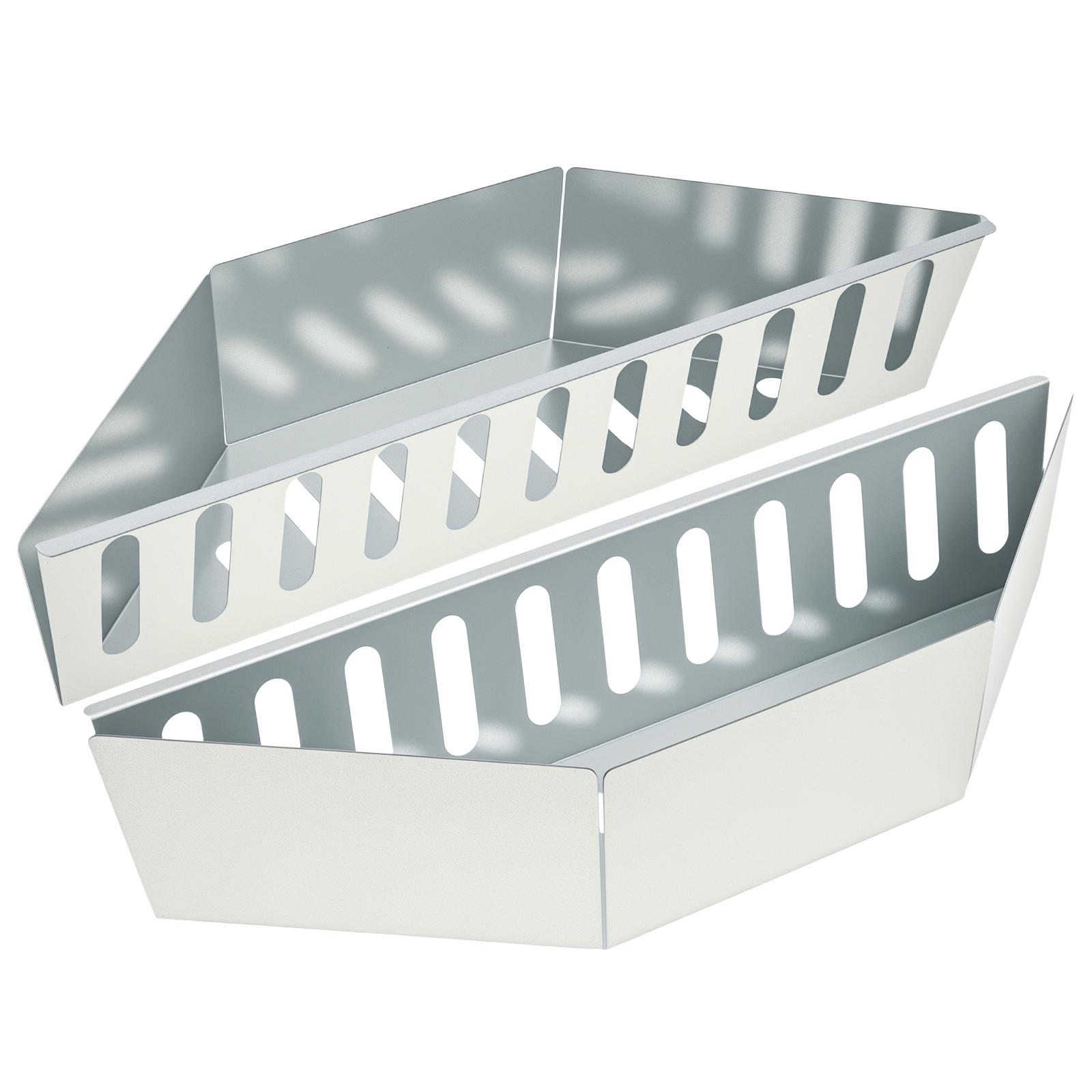 

Нержавеющая сталь 2 шт. Держатели корзин для угля для гриля для барбекю Устойчивые к коррозии Высокая температура Кемпинг Кухня