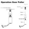 Alloy Remover Tool Motor Pinion Gear Puller Durable Rc Helicopter Motor Remover Gear Puller Tool Set Upgrade Part Accessory