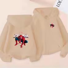 Kids Zipper Style Coat Fashion Animation Film Sweatshirt Clothing Boys Girl 3-12 Yrs Hoodie Long-Sleeved Casual Charming Clothes