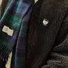 beyondcloset New Parisian Dog Wappen Basic Muffler Green