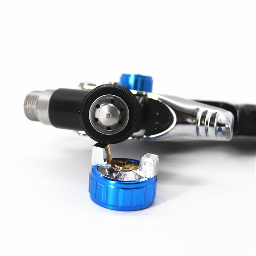 Mini HVLP Spray Gun Car Detail Touch Up Paint Sprayer Spot Repair 1.0mm w/ Cup