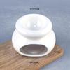 Ceramic Pure Black With Flower Holes Aromatherapy Stove Essential Oil Essential Oil Heating Stove