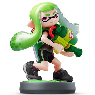 Amiibo Girl Lime Green Splatoon Series