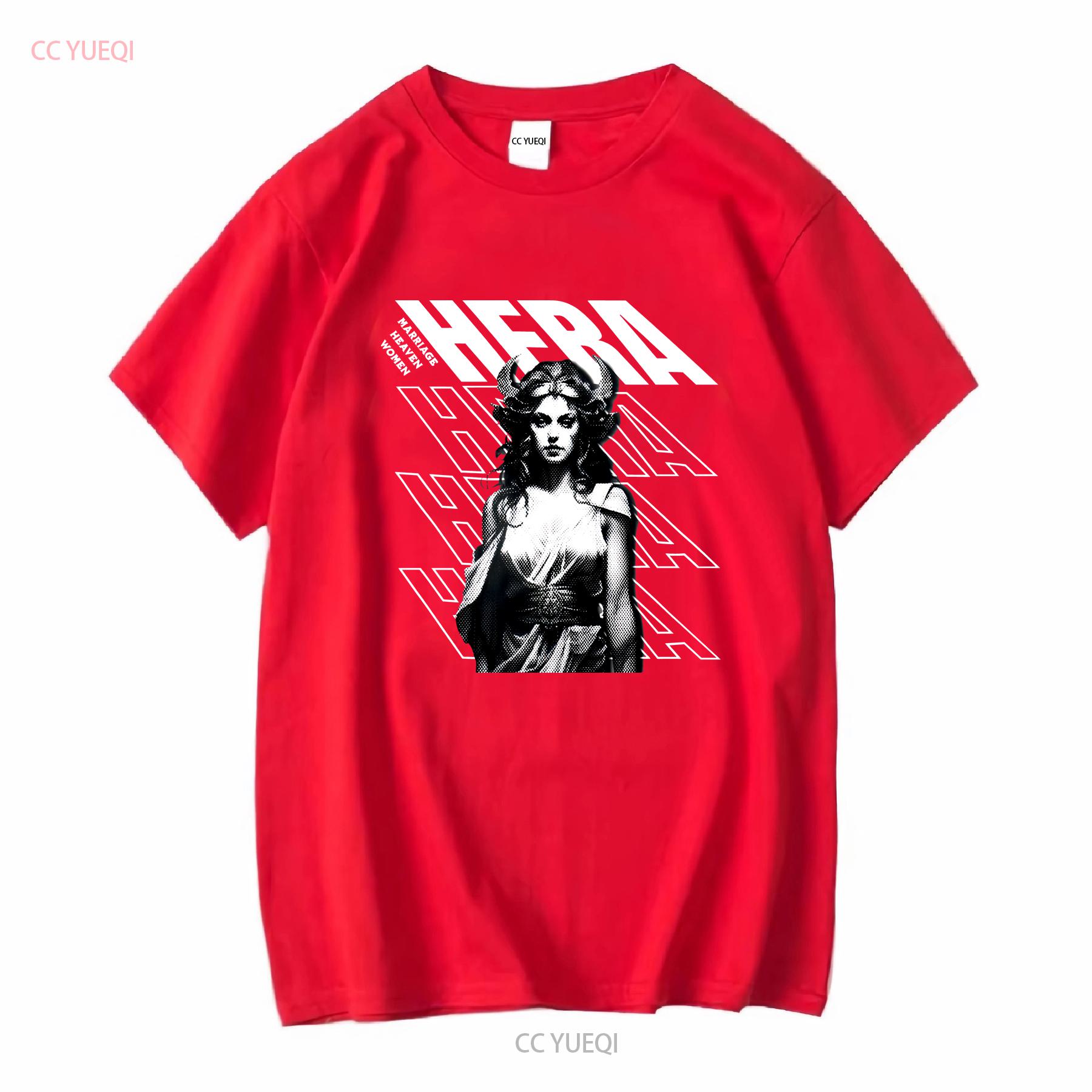 Hera T Shirt Ancient Greek Mythology Goddess Queen of the gods for him her long or short sleeves vintage Washed graphic fashion S