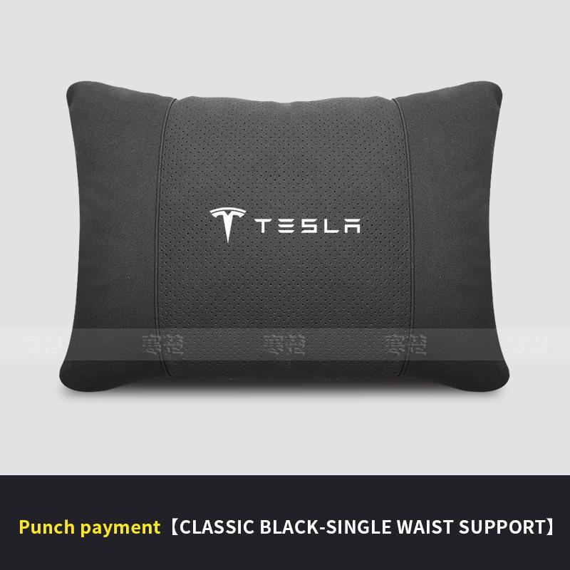Car Headrest Neck Support Seat Lumbar cushion Breathable Soft Neck Pillow Waist pad For Tesla Model 3 Model Y Model S Model X