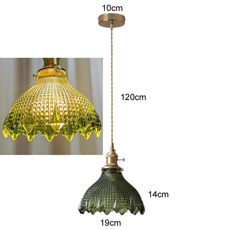 Ceiling Luminaire LED Pendant Lamp Home Decor Living Room Bedroom Kitchen Copper Glass Hanging Light Fixtures Chandelier Ceiling