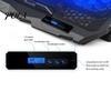 Cooling Pad Laptop with USB Ports 6 Wind Speeds Metal Mesh Fast Heat Dissipation Universal Adjustable Height Notebook Stand Central Fan Cooler