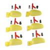 12Pcs Automatic Quail Drinking Bowl Suspension Plastic Bird Waterer Feeder Convenient Practical Drinking Cup Bowl Goose