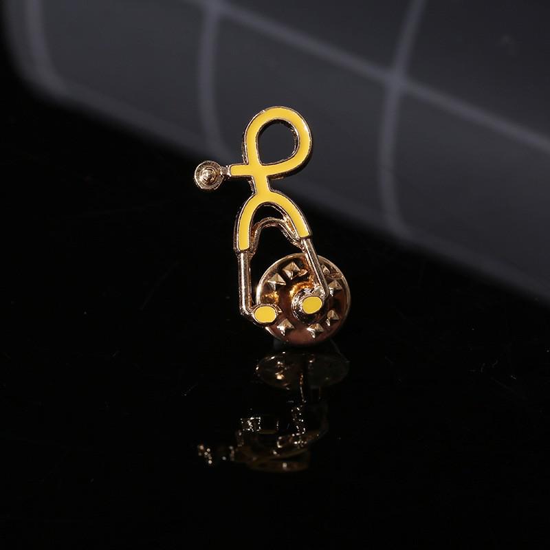 Broche de Estetoscopio de Doctor de Dibujos Animados - Joyería Creativa Europea y Americana