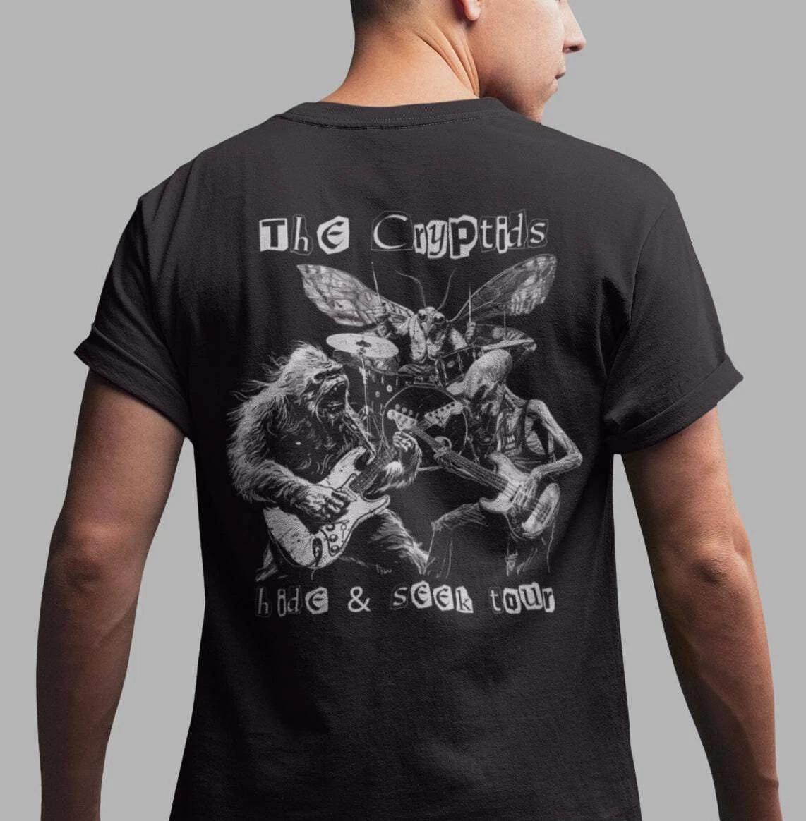 The Cryptids Hide & Seek Tour Shirt BACK PRINT S