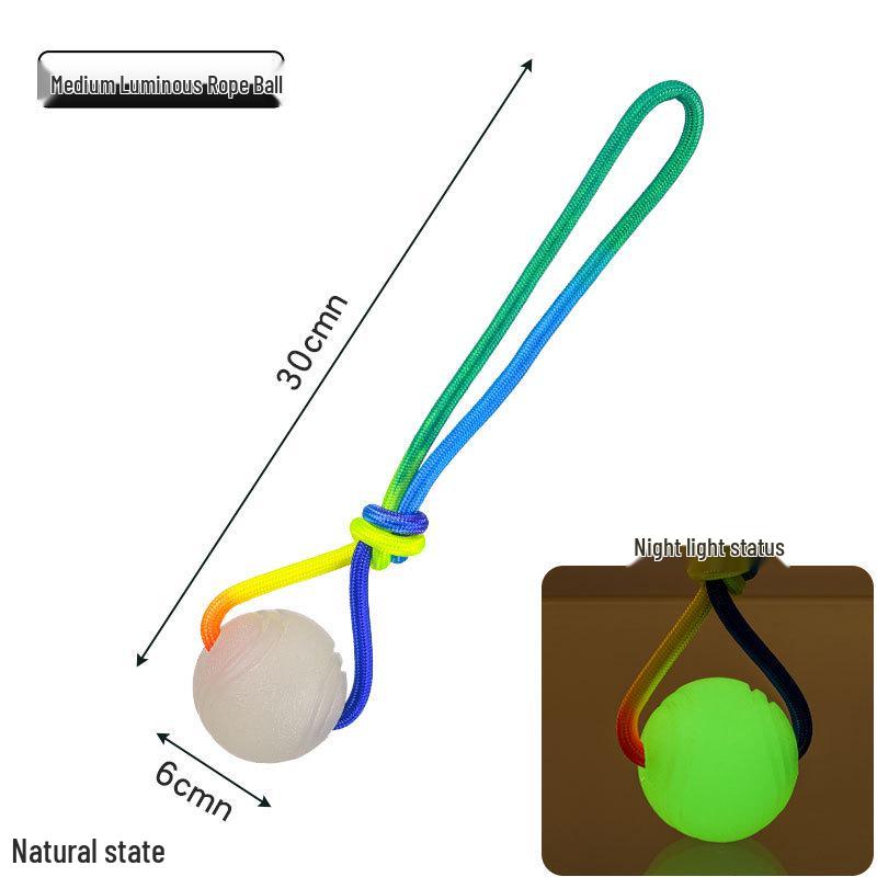Meianju Dog Chew Ball: Durable Rubber Toy for Fetching and Biting