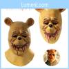 Terrifying Brown Bear Mask Perfect For Halloween Parties And Costume Performances