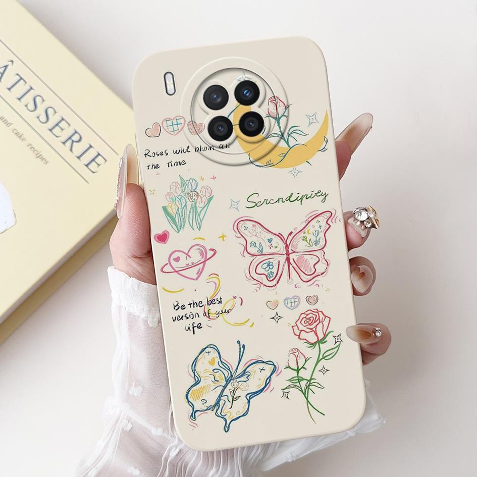 Cartoon Case For Honor 50 Lite Cover Huawei Nova 8i Phone Case Cute Daisy Panda Soft TPU Back Cover For Honor50 Lite Nova8i Capa