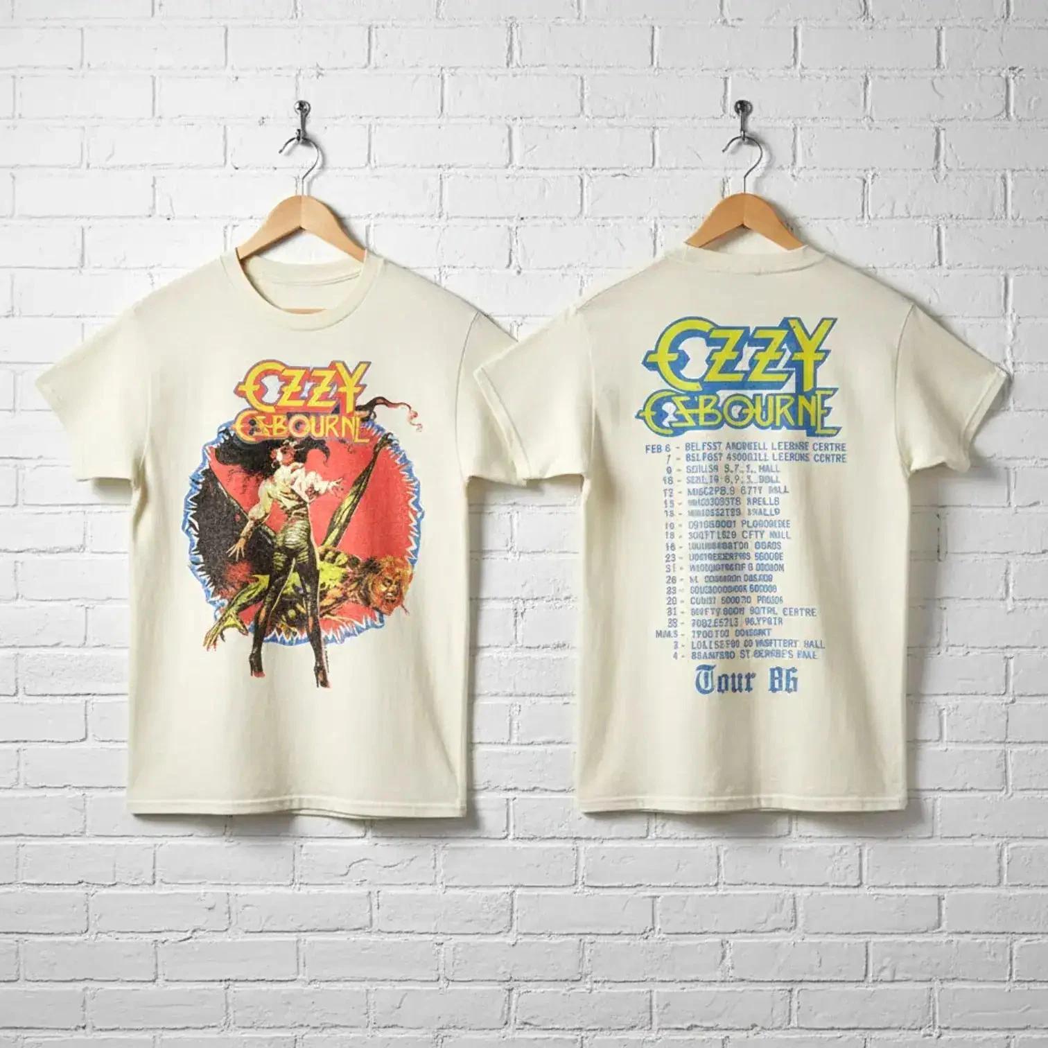 

Ozzy Osbourne Original Sin UK Tour 86 Men s T Shirt 2XL