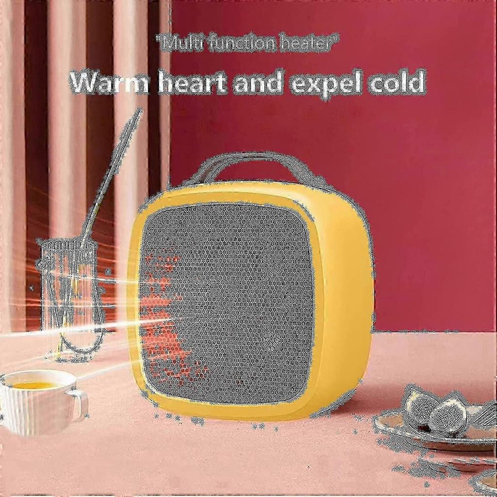Battery Powered Portable Space Heater with Thermostat - High Output Mini Electric Heater Fan for Winter 25-26 Edition