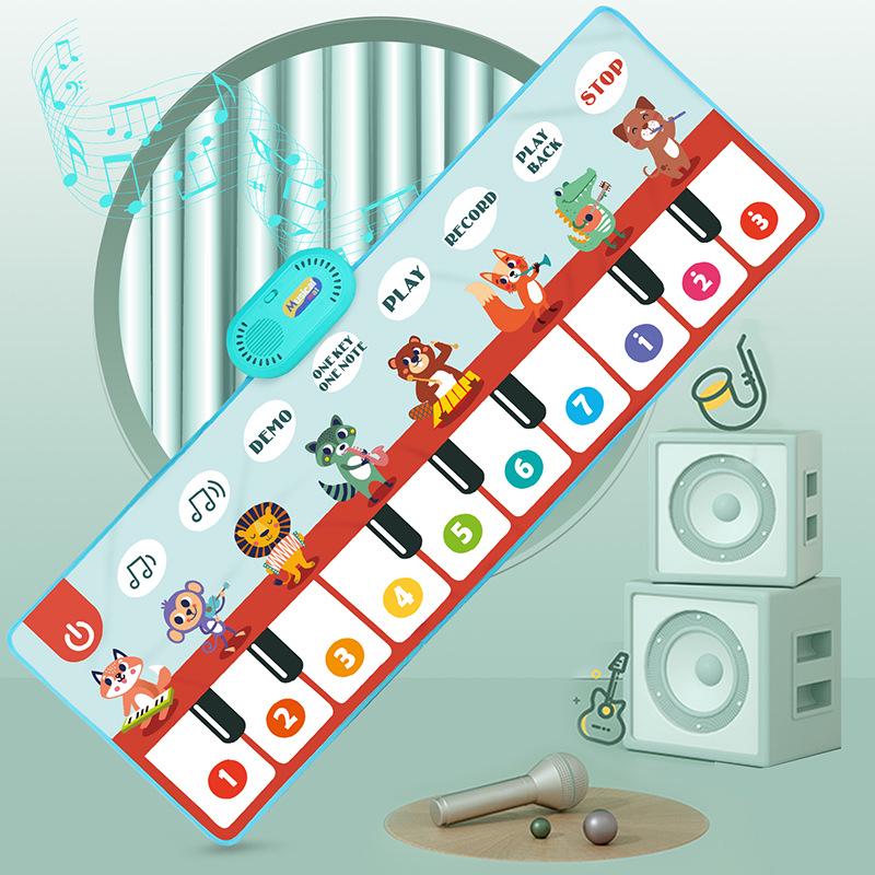 Interactive Children's Piano Mat: Educational Music Carpet for Parent-Child Play