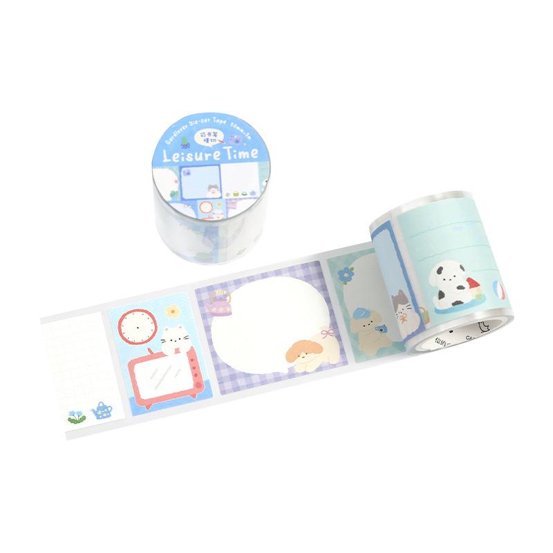 1pcs/1lot Decorative Adhesive Tapes Soft Fufu Notes Diary Masking Tapes Junk Journal Scrapbooking Stikcers Paper Japanese
