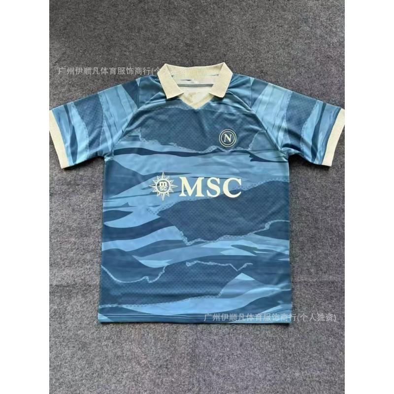 Napoli ''-27 Maglia da Calcio Home Away Manica Corta 10 Maradona Portiere Maglietta per Tifosi