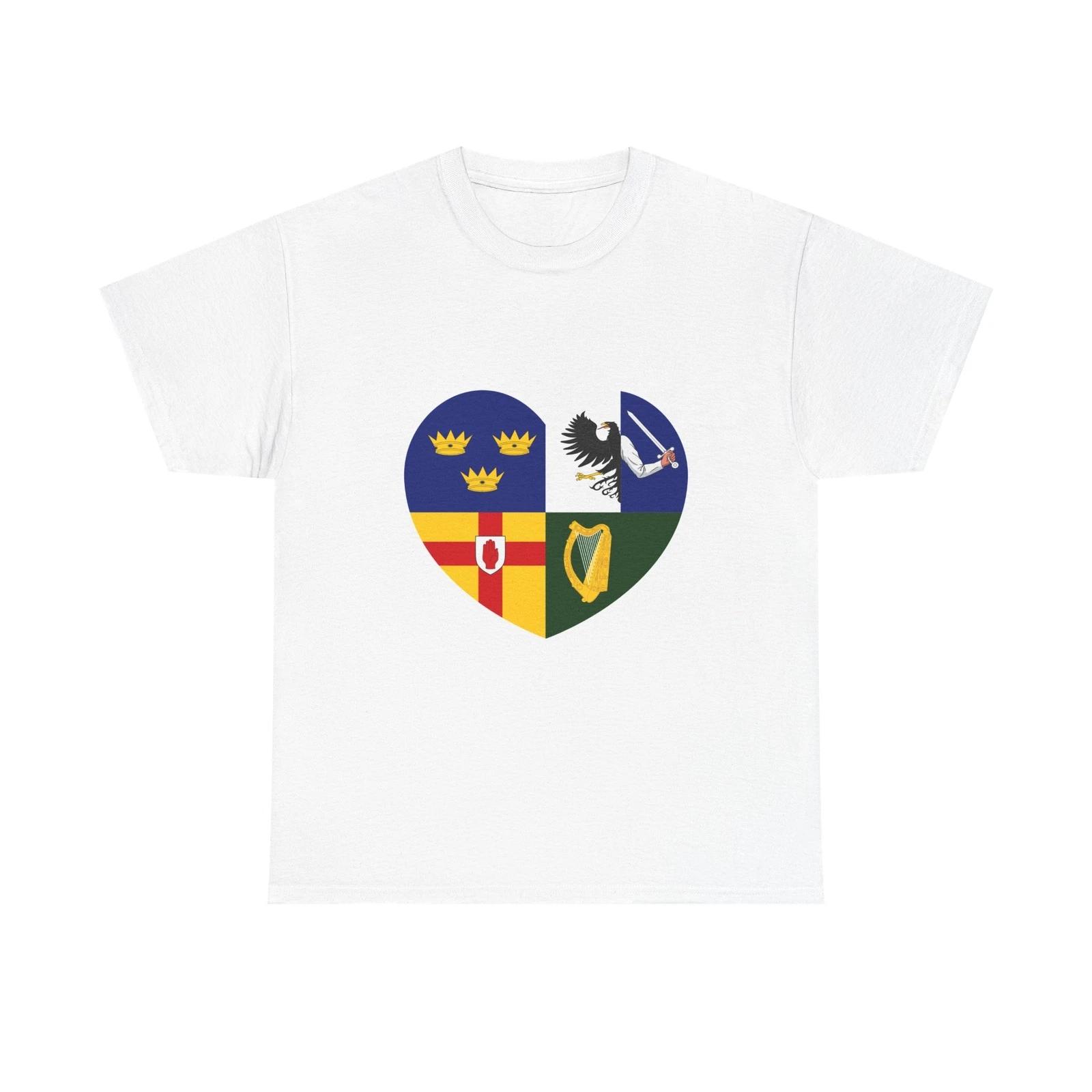 

Heart Flag of Ireland Four Provinces - T shirt 4XL