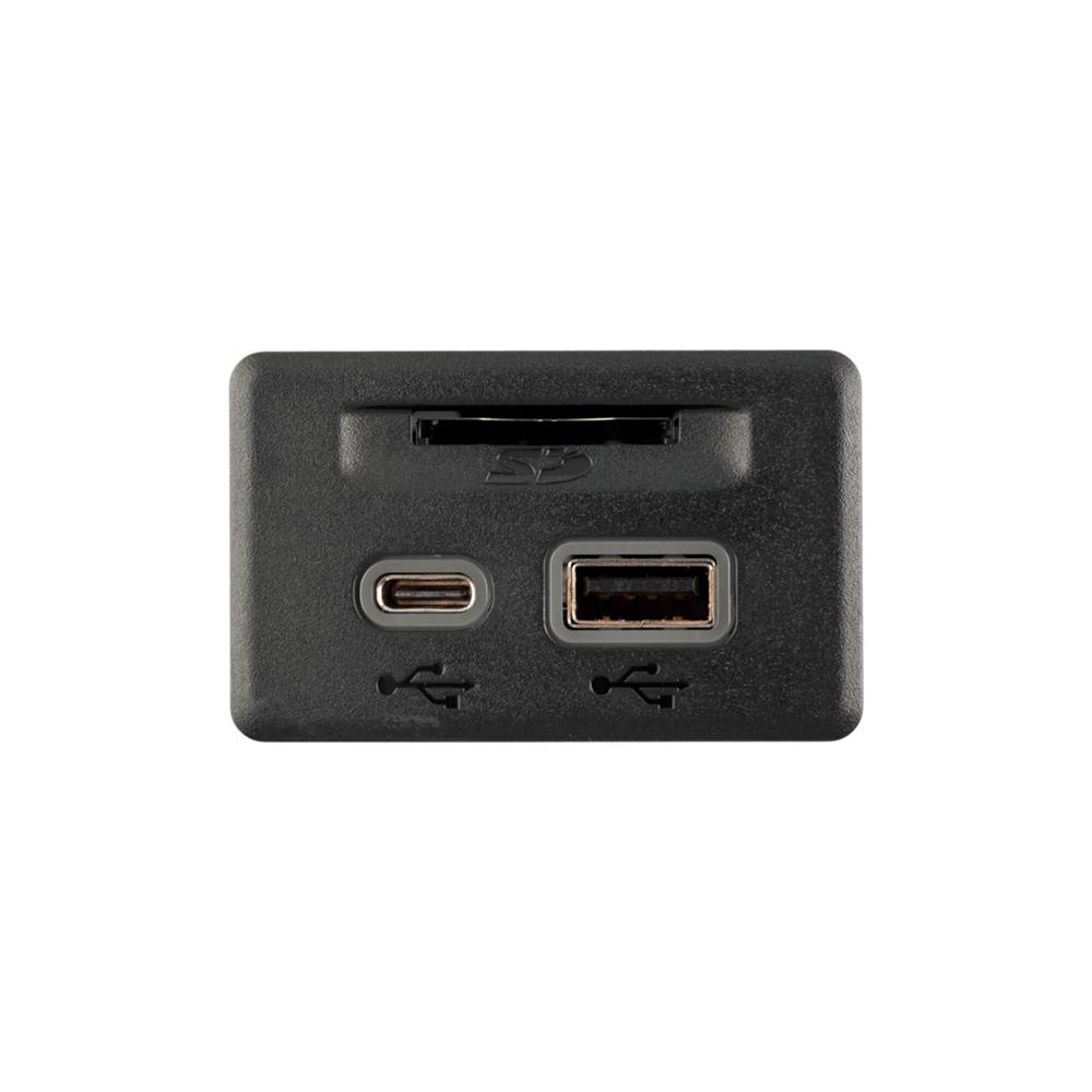 USB Audio Auxiliary Jack Receptacle Assembly For GMC Sierra 1500 Acadia Cadillac