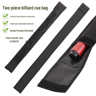 Two-Piece Billiard Cue Protective Case - Portable Snooker Cue Bag and Backpack