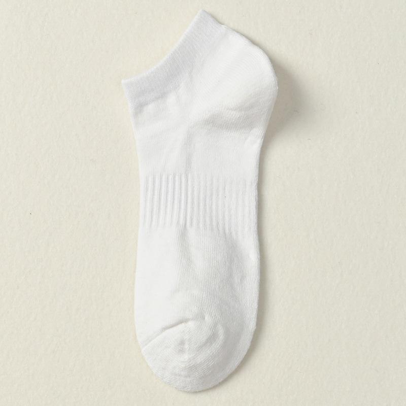 5 Pairs of Female Autumn and Winter Cotton Thick Wool Ring Warm and Cold Resistant Pure Color Sports Sweat Absorption Tube Socks