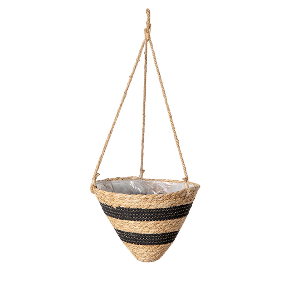 Garden Hanging Planter Plant Storage Basket Rope Woven Indoor Outdoor Flower Pots Holder Plant Hangers Home Decorations
