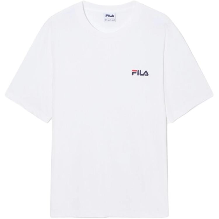 FILA Logo Round Neck Pullover Short Sleeve T-Shirt Unisex Tops FS262RS01U009191