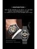 Binbang European & American Oversized Hollow Carved Men's Fashion Waterproof Casual Watch