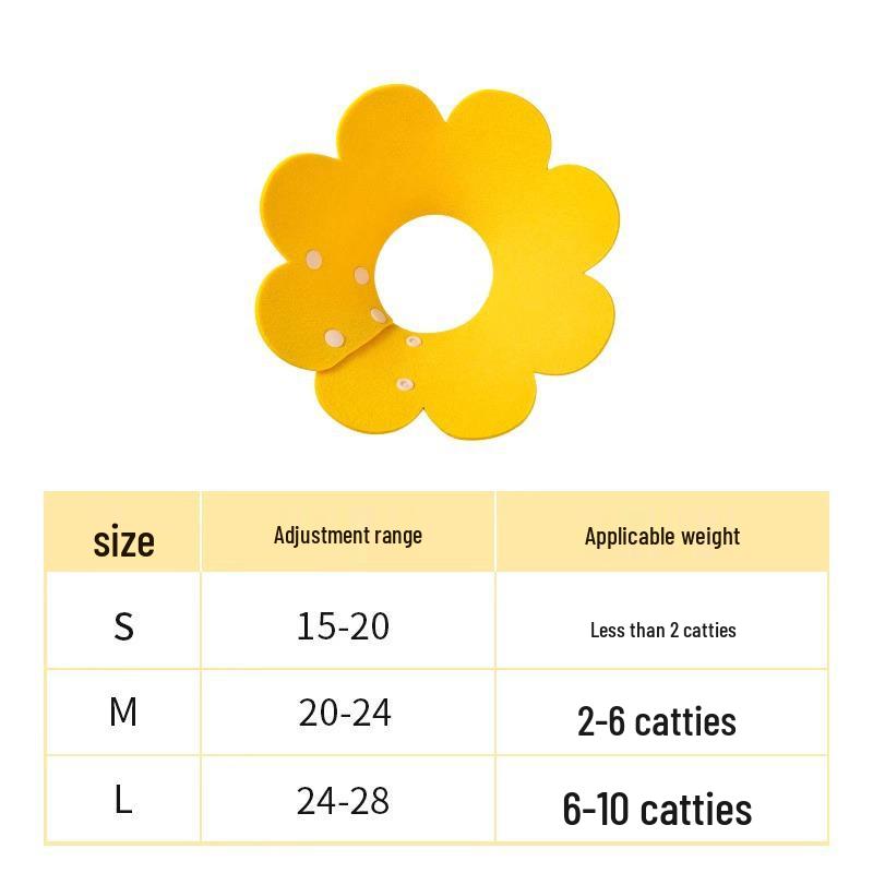 Elizabethan Cat & Dog Anti-Lick Collar for Flea Removal - British Shorthair Kitten Neck Ring & Headgear Pet Supplies